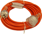 VS33200008 - Cord Extension- 20m- 3 Core- 10 Amp- Orange