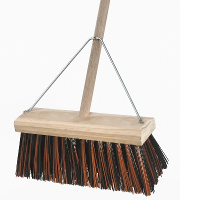 350mm Poly Yard Broom Handled