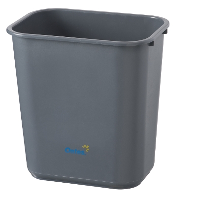 Desk Bin Grey - 28 Litre