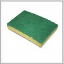 "PMSS640GSK  - ""Gala"" Sponge Scourers - Green  150 x 100mm "