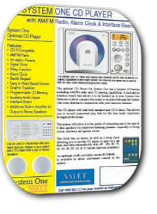 Valet System One CD Player Brochure