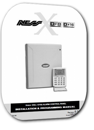 Valet D8/D16 (ness d8/d16) installation and programming guide
