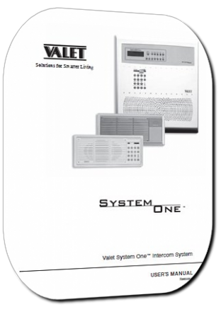 Valet System One Music Intercom System Users Manual