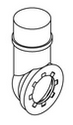 VAC-088 90 Degree Flanged Elbow